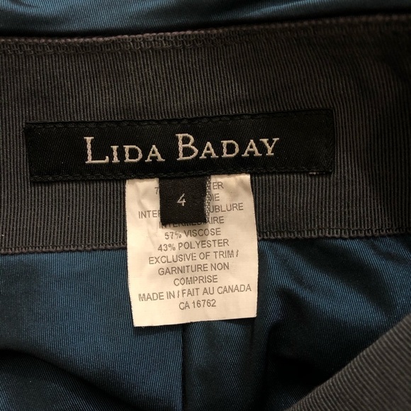 Lida Baday Formal Pencil Blue Green Skirt 4 - Picture 3 of 7